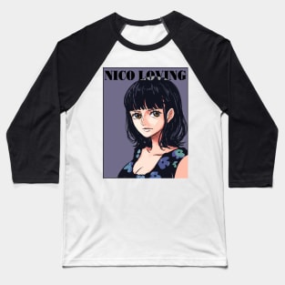 Nico Robin One Piece Fashion Baseball T-Shirt